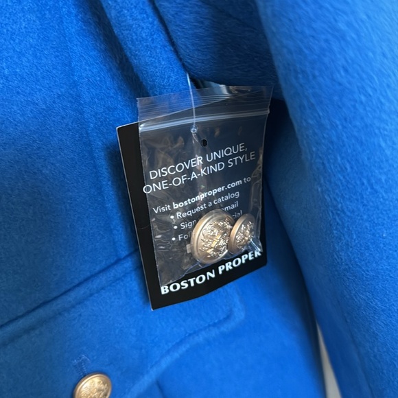 Boston Proper Classic Tailored Coat - Picture 6 of 11